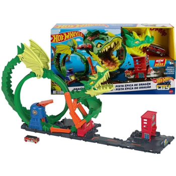 Hot Wheels City Pętla smoka Zestaw